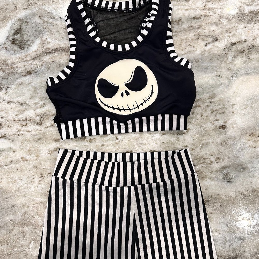 Nightmare Before Christmas Cheer Gymnastics Practice Wear Set YM